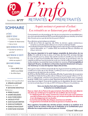 L'inFO retraités 76