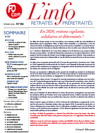 L'inFO retraités 86